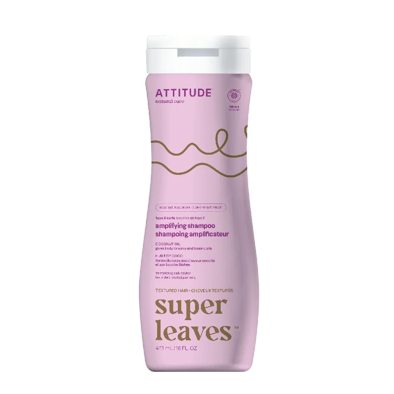 Amplifying shampoo for curly air : SUPER LEAVES™