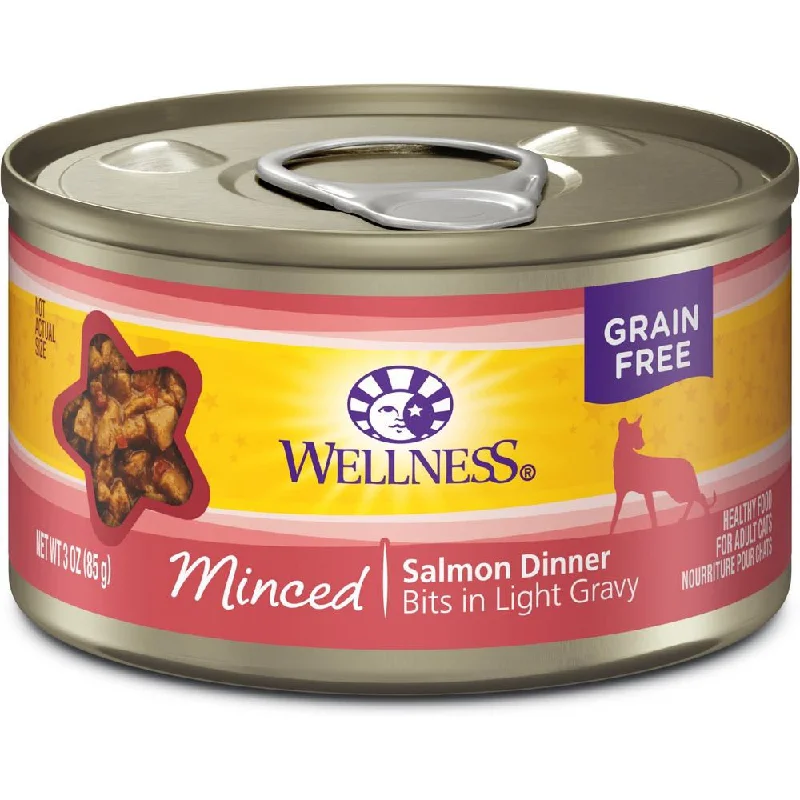 Wellness Complete Health Minced Salmon Entree Grain-Free Canned Cat Food 156g