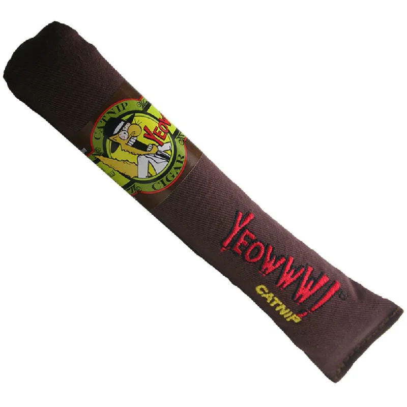 Yeowww! Brown Cigar Catnip Cat Toy