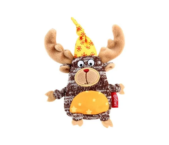 GiGwi - PLUSH FRIENDZ With Squeaker - Reindeer