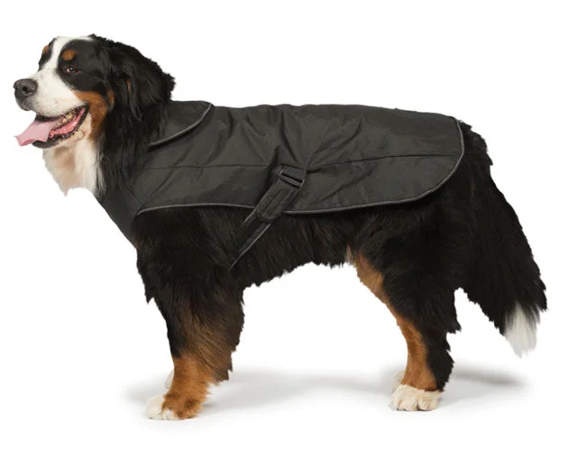 Danish Design - 2 In 1 Harness Dog Coat - Black - 35cm (14")