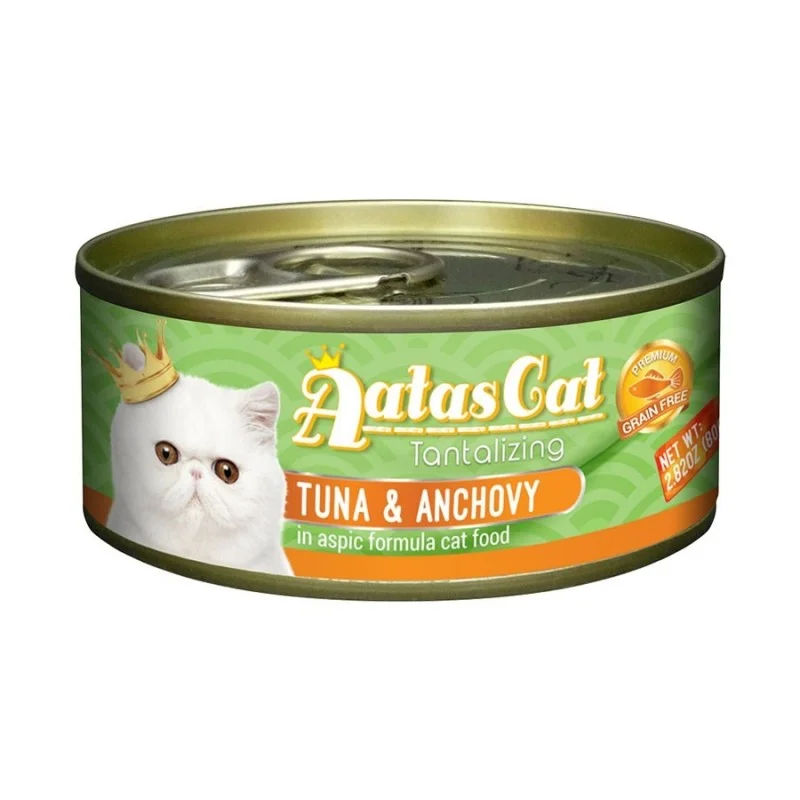 Aatas Cat Tantalizing Tuna & Anchovy In Aspic Canned Cat Food