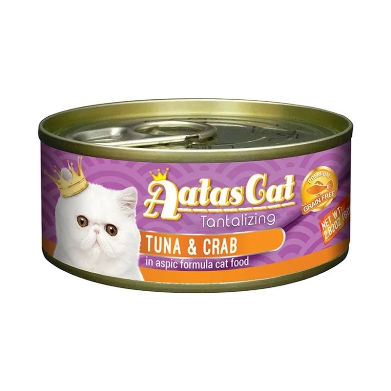 Aatas Cat Tantalizing Tuna & Crab In Aspic Canned Cat Food