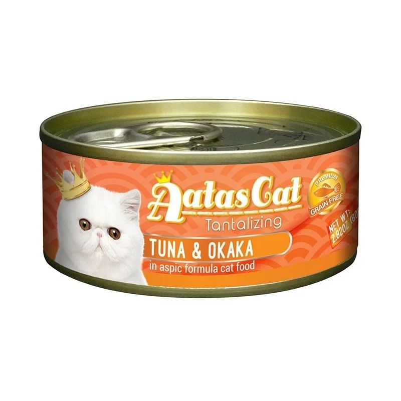 Aatas Cat Tantalizing Tuna & Okaka In Aspic Canned Cat Food