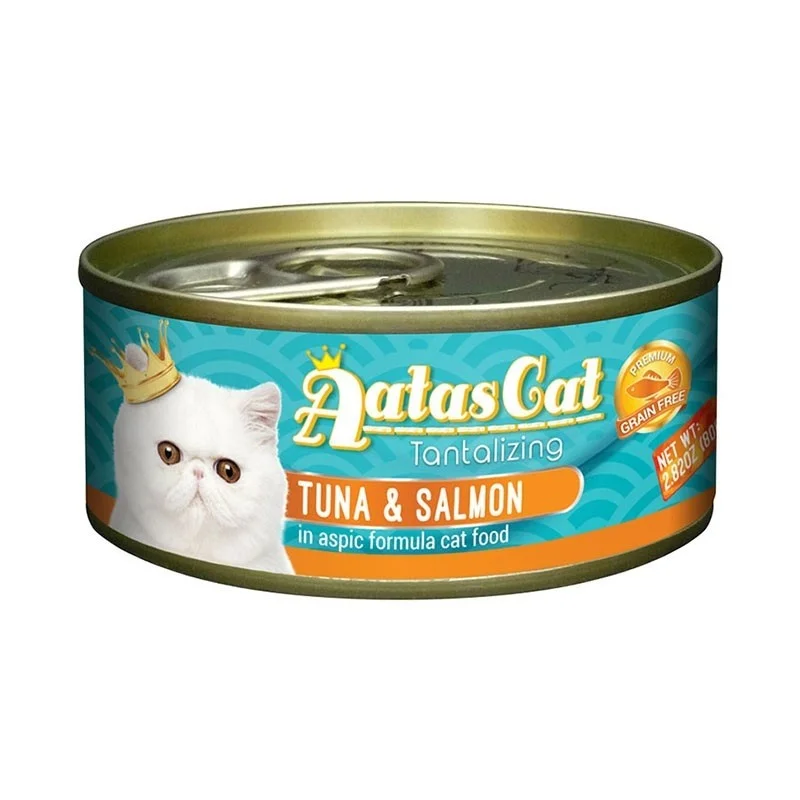 Aatas Cat Tantalizing Tuna & Salmon In Aspic Canned Cat Food