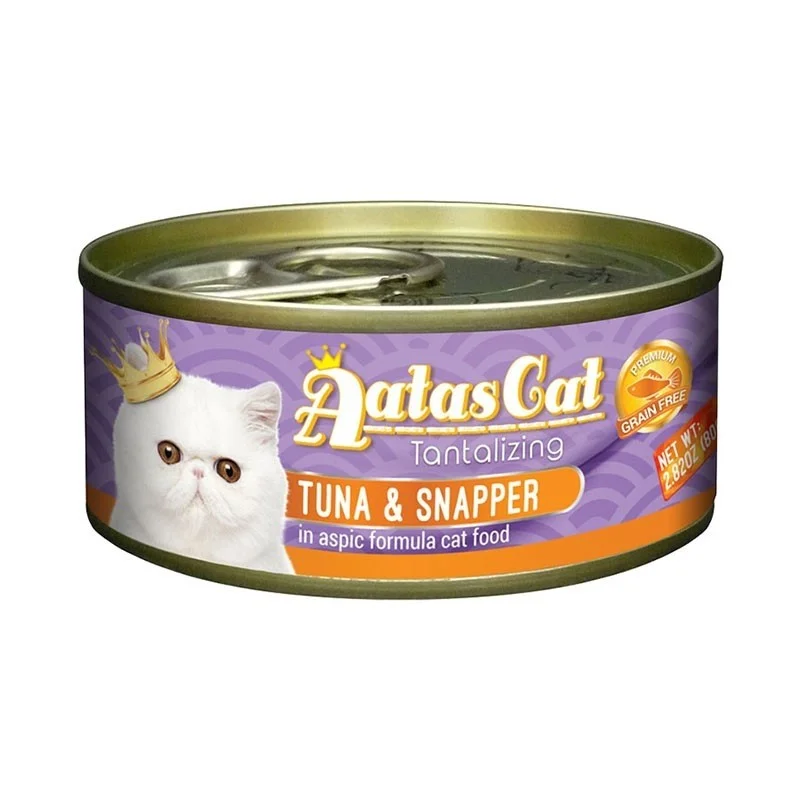 Aatas Cat Tantalizing Tuna & Snapper In Aspic Canned Cat Food