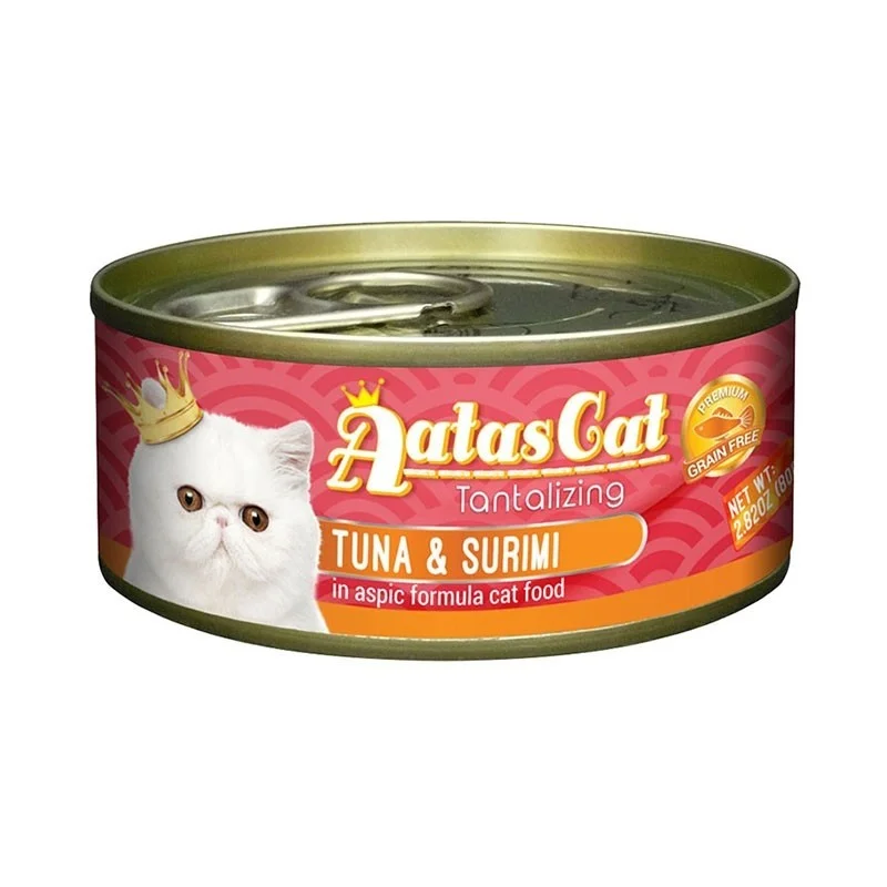 Aatas Cat Tantalizing Tuna & Surimi In Aspic Canned Cat Food