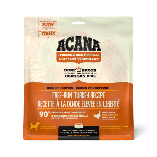 Acana Dog Freeze-Dried Food Turkey *SPECIAL ORDER*