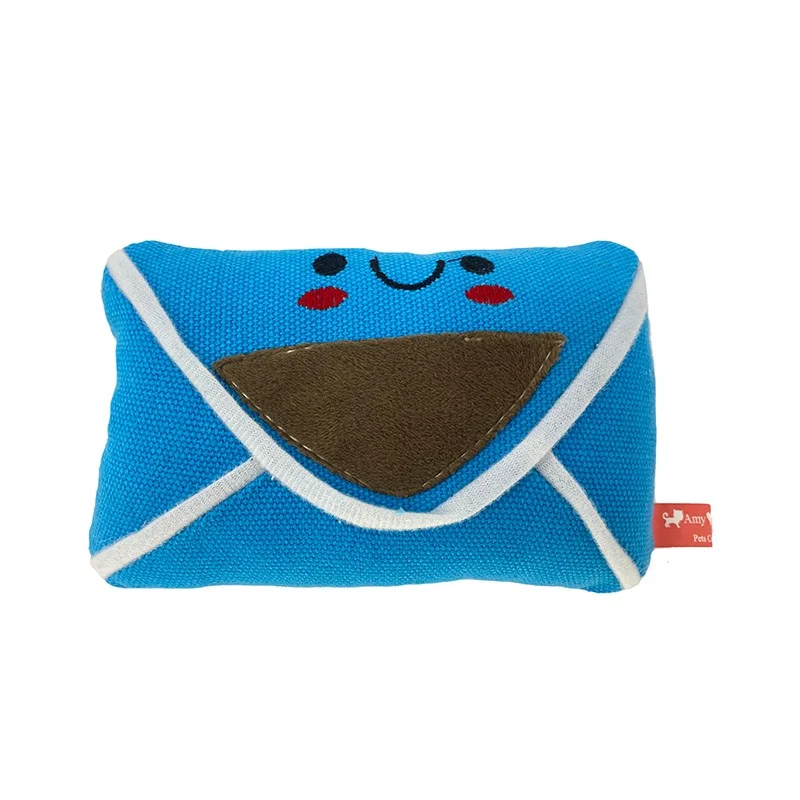 Amy & Carol Envelope Squeaky Canvas Toy