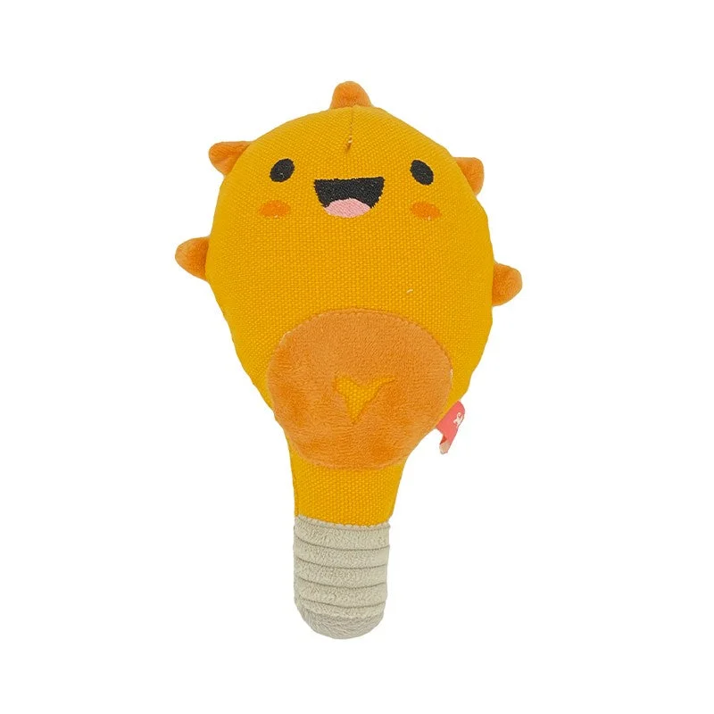 Amy & Carol Light Bulb Squeaky Canvas Toy