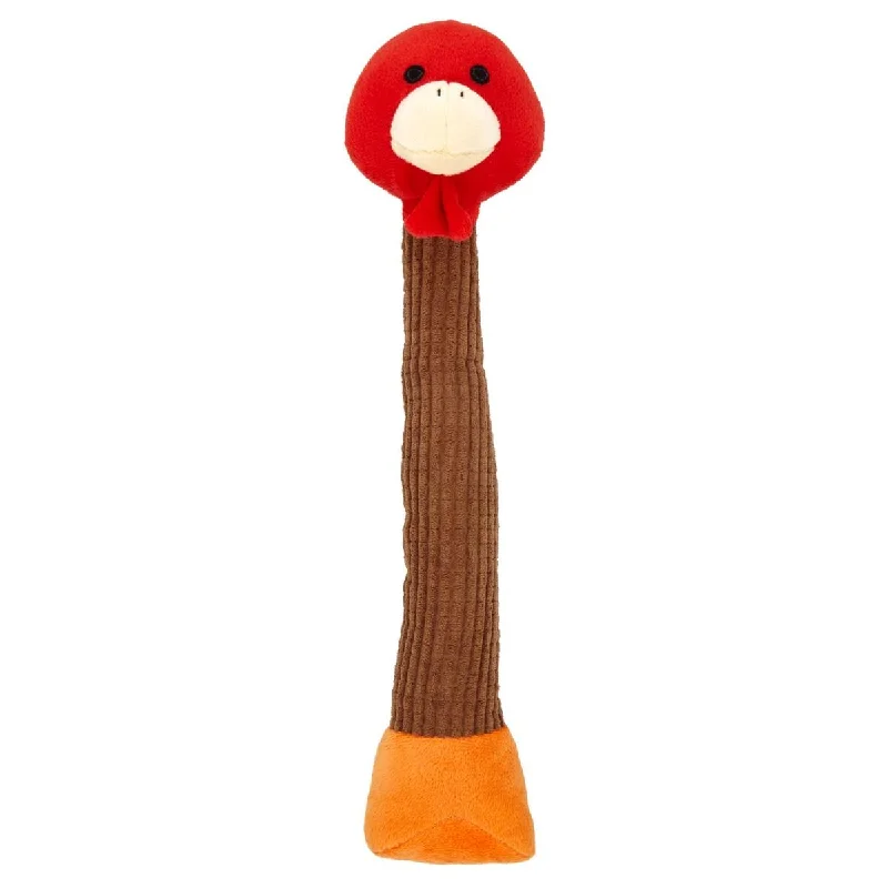 Plush Corded Tall Turkey | Christmas Dog Toy by Good Boy