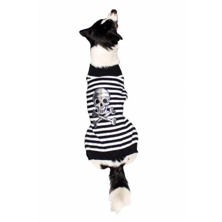 Armitage Skull & Cross Bones Halloween Dog Jumper 14