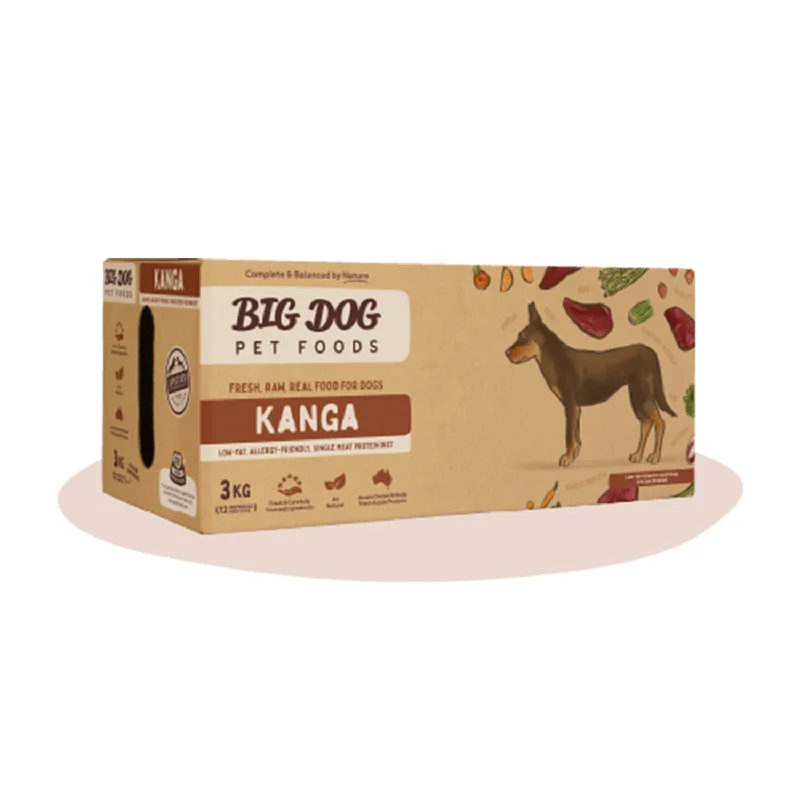 Big Dog Kangaroo Barf Frozen Raw Dog Food