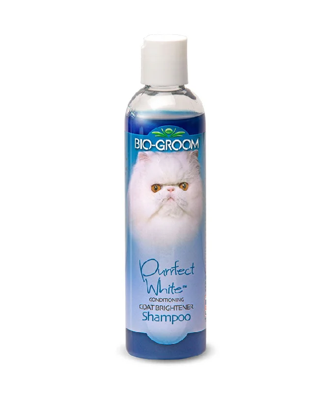 Bio Groom Purrfect White Conditioning Cat Shampoo - 8OZ