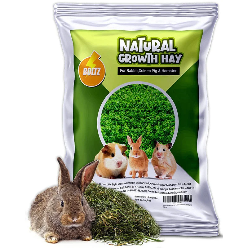 Boltz Natural Growth Hay for Rabbits,Guinea Pig and Hamster