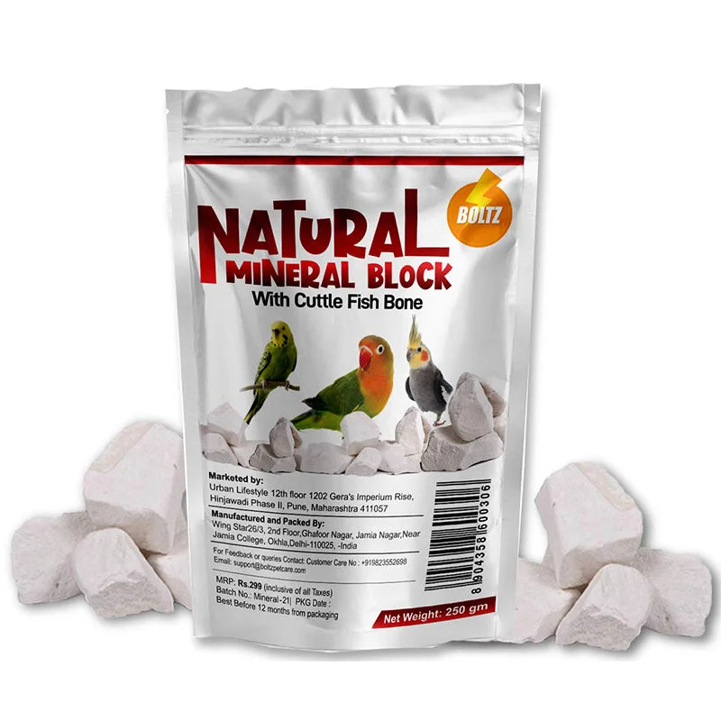 Boltz Natural Mineral Block for Birds