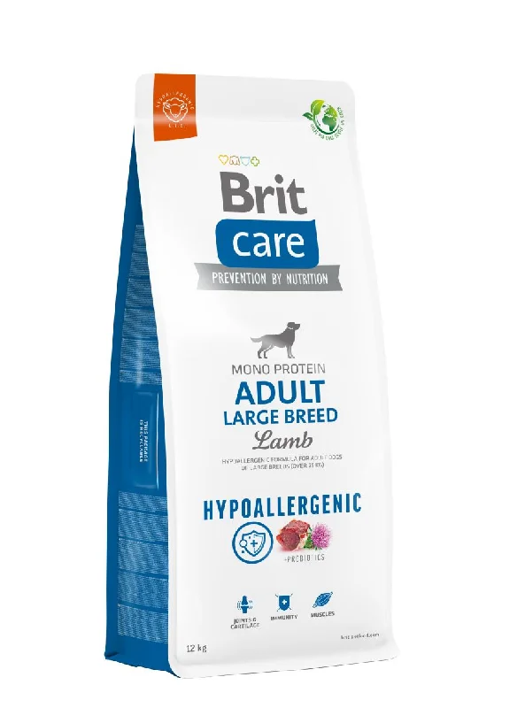 BRIT CARE Hypoallergenic Monoprotein Large Breed, janjetina i riža, 12kg