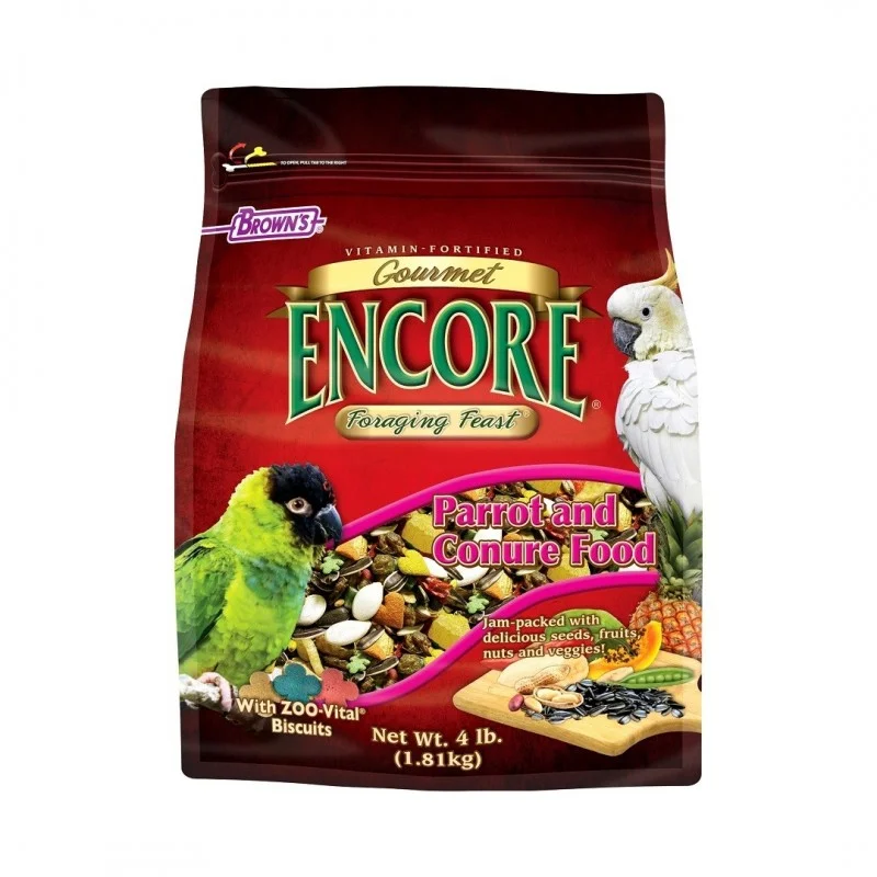 Brown's Encore Gourmet Foraging Feast Parrot Food