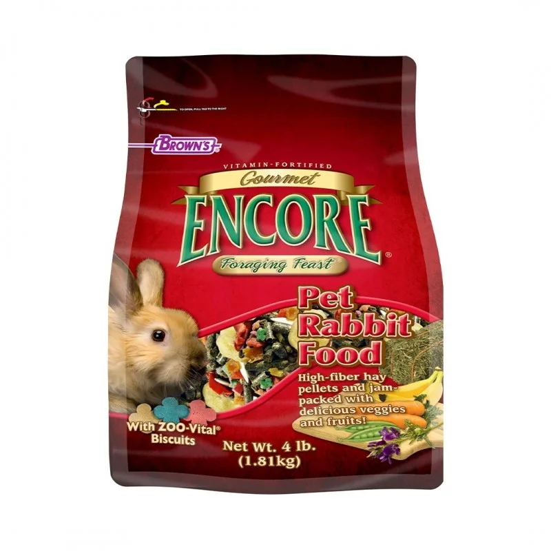 Brown's Encore Gourmet Foraging Feast Pet Rabbit Food