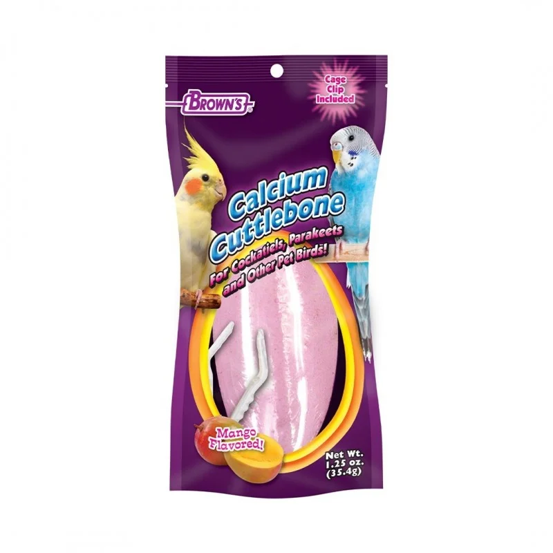 Brown's Mango Flavored Calcium Cuttlebone Bird Food