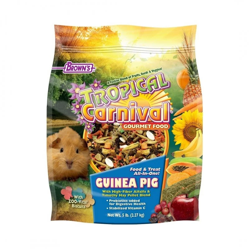 Brown's Tropical Carnival Gourmet Guinea Pig Food