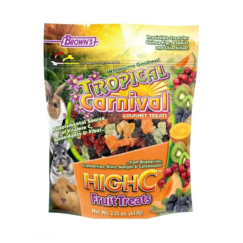 Brown's Tropical Carnival High C Treat For Small Animals