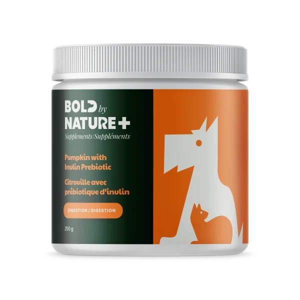 BOLD BY NATURE Pumpkin w/Inulin Prebiotic Supplement, 250g