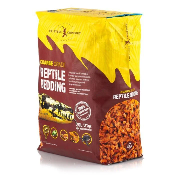 Critters Comfort Reptile Bedding Coarse Grade 20L