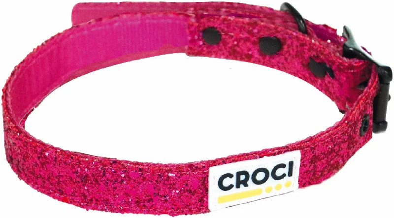 CROCI Zgardă pentru câini, Sparkling Candy, M, 2x32-50cm