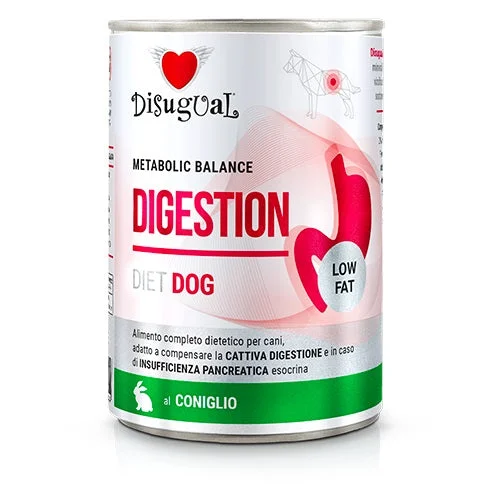 DISUGUAL Metabolic Balance Digestion Low Fat konzerva za pse, kunićevina, 400g