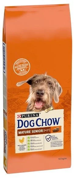 DOG CHOW MATURE SENIOR  9+ s piletinom, 14kg