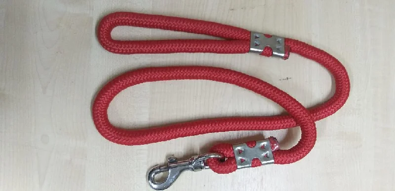 DOG LEASH ROUND RED COLOR 20MMX120CM