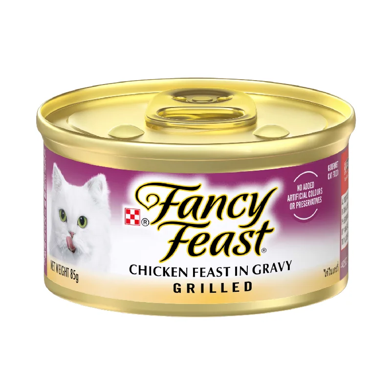 Fancy Feast Feast Grilled Chicken Feast In Gravy Canned Cat Food