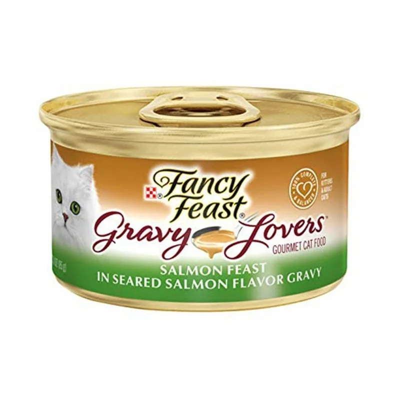 Fancy Feast Gravy Lovers Salmon Feast In Seared Salmon Flavor Gravy Canned Cat Food