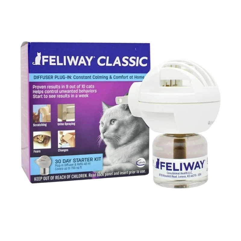 Feliway Cat Classic Diffuser Starter Kit Cat Supplies