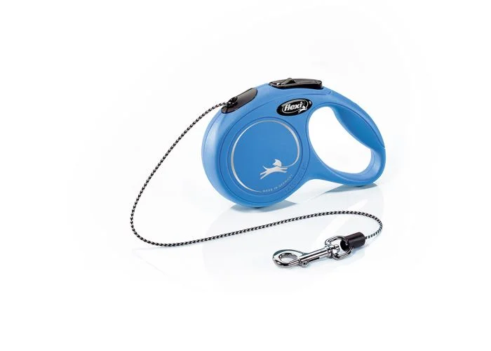 Flexi New Classic Cord Retractable Leash - XS-BLUE