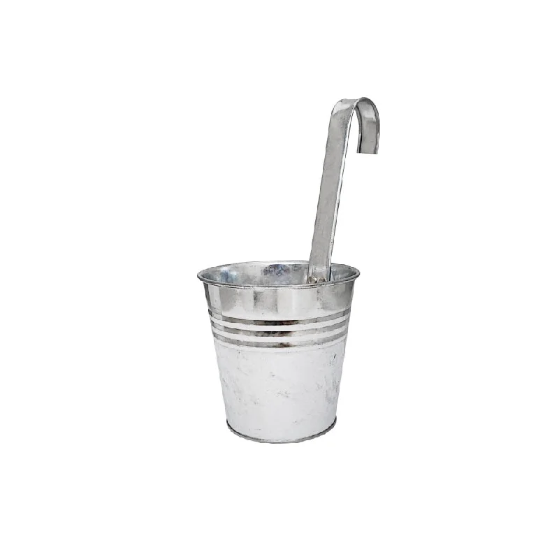 Flower Pot Zinc With Hook