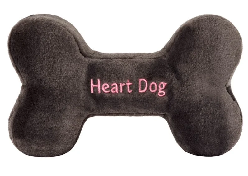 Fluff & Tuff Valentine Heart Dog Bone