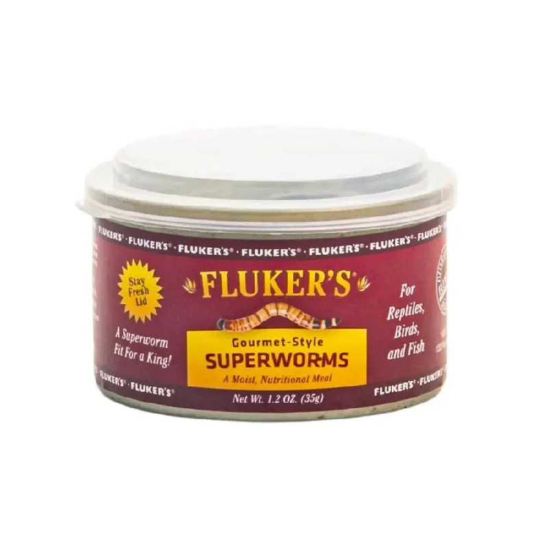 Fluker's Gourmet-Style Canned Superworms 1.2 oz