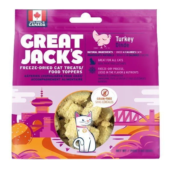 Great Jack's Freeze Dried Turkey Cat Treats