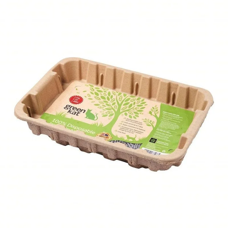 Green Kat Cat Disposable Tray And Litter