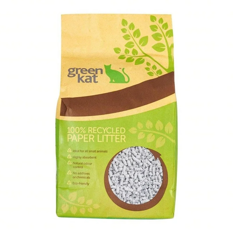 Green Kat Recycled Paper Cat Litter