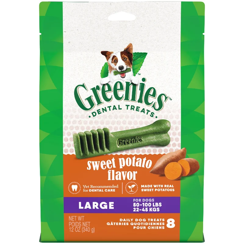 Greenies Dog Sweet Potato Dental Health Treats for Large Dogs 340g