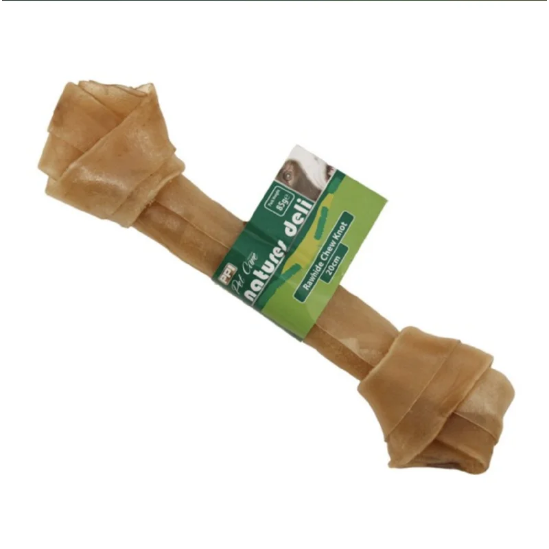 Natural - Rawhide Knot - 10"