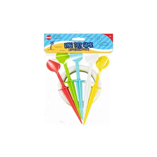 Hoot Ring Toss Game With Sticks & Rings