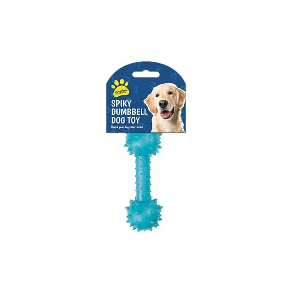 Kingdom Spiky Dumbbell Dog Toy