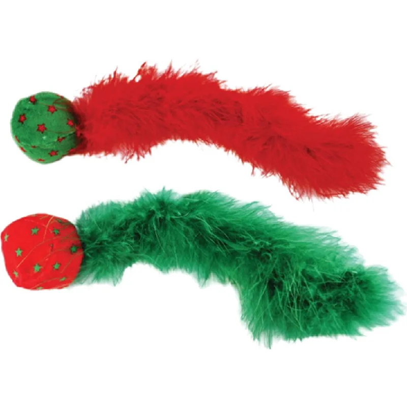 KONG Holiday | Christmas Cat Chaser Toy | Christmas Active Wild Tails