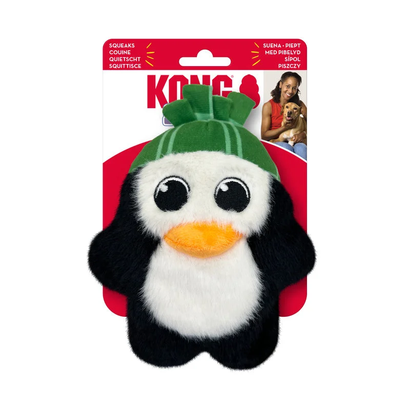 KONG Igračka za pse Holiday Snuzzles Penguin S, zvučna, 22,86x13,97x6,99cm