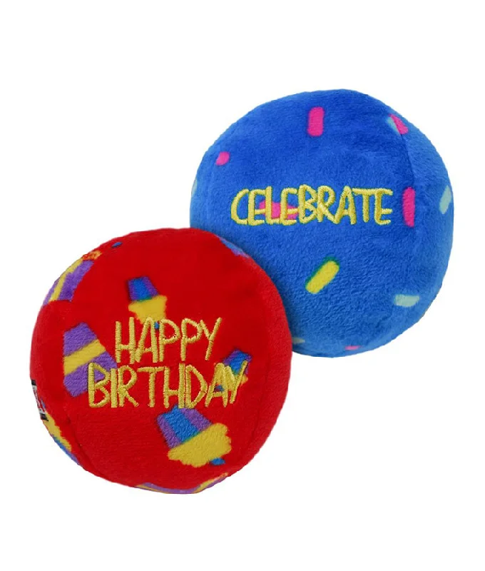 Kong Occasion Birthday Balls 2/pk Medium - MEDIUM