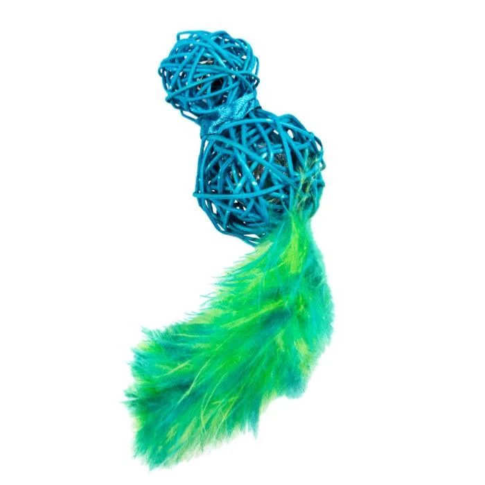 KONG Wubba Wicker LED Light Cat Toy